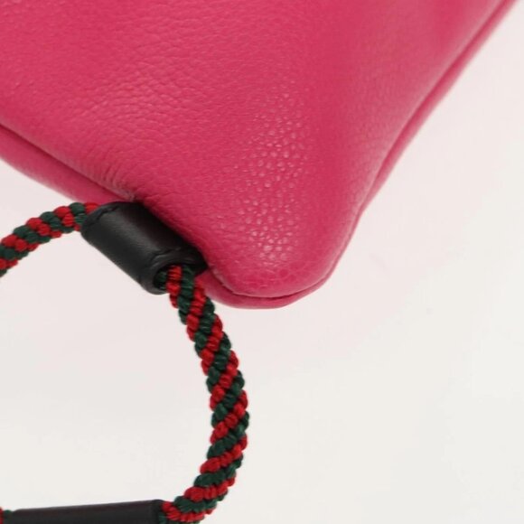 GUCCI Backpack Leather Pink 523586 Auth 95840V - Picture 11 of 15